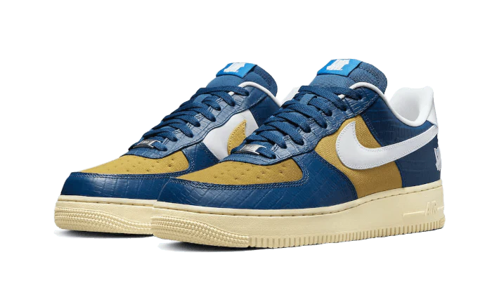 Nike Air Force 1 Low SP Undefeated 5 On It Blue Yellow Croc (DM8462-400) | SneakerClassics