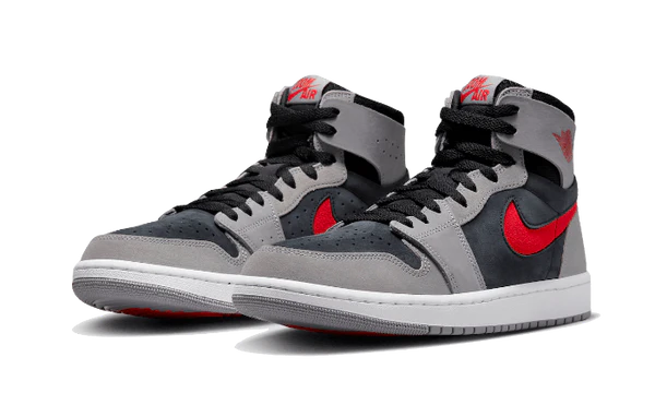 Jordan 1 High Zoom Air CMFT 2 Black Fire Red Cement (DV1307-060) | SneakerClassics