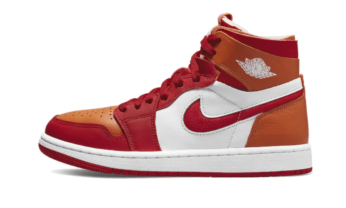 Jordan 1 High Zoom Air CMFT Fire Red Hot Curry (Women's) (CT0979-603) | SneakerClassics