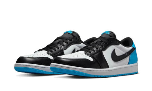 Jordan 1 Retro Low OG Black Dark Powder Blue (CZ0790-104) | SneakerClassics