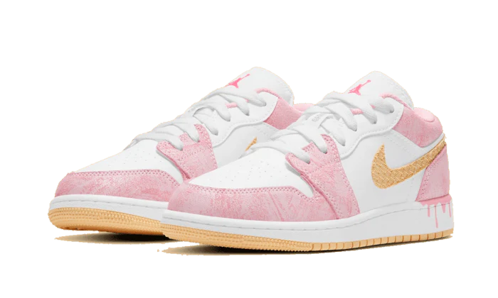 Jordan 1 Low Paint Drip (GS) (CW7104-601) | SneakerClassics