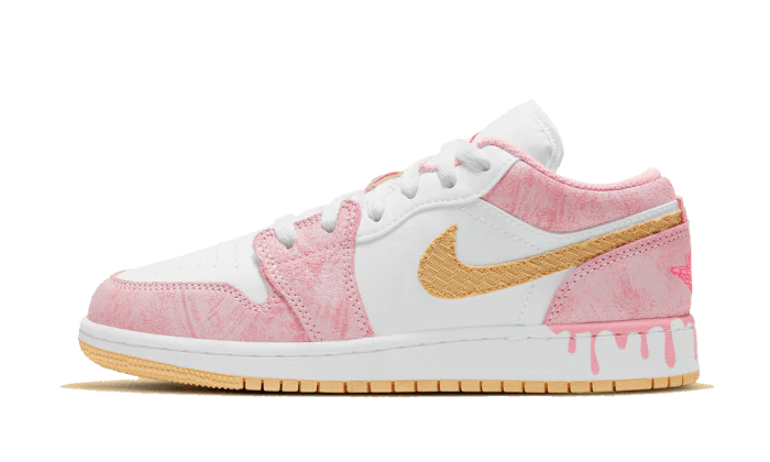 Jordan 1 Low Paint Drip (GS) (CW7104-601) | SneakerClassics