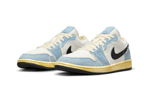 Jordan 1 Low SE WRMK Sashiko Denim (FN7670-493) | SneakerClassics