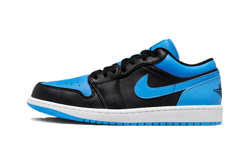 Jordan 1 Low Black University Blue (553558-041) | SneakerClassics