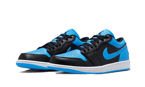 Jordan 1 Low Black University Blue (553558-041) | SneakerClassics