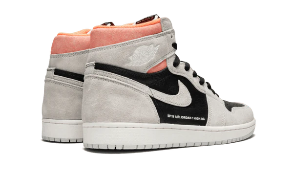 Jordan 1 Retro High Neutral Grey Hyper Crimson (555088-018) | SneakerClassics