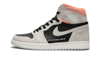 Jordan 1 Retro High Neutral Grey Hyper Crimson (555088-018) | SneakerClassics