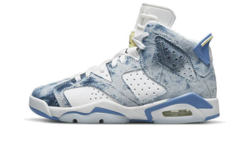 Jordan 6 Retro Washed Denim (2022) (GS) (DM9045-100) | SneakerClassics