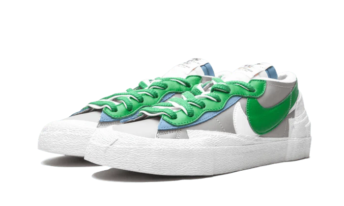 Nike Blazer Low sacai Medium Grey Classic Green (DD1877-001) | SneakerClassics