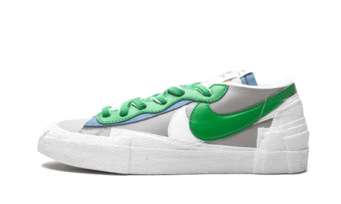 Nike Blazer Low sacai Medium Grey Classic Green (DD1877-001) | SneakerClassics