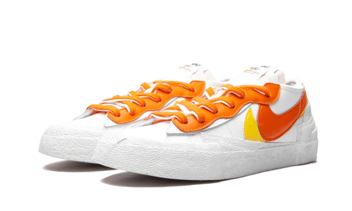Nike Blazer Low sacai White Magma Orange (DD1877-100) | SneakerClassics