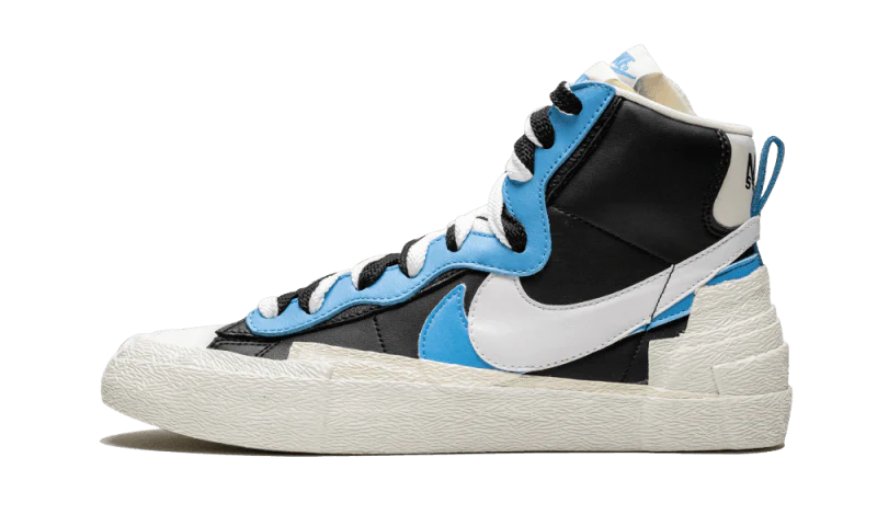 Nike Blazer Mid sacai White Black Legend Blue (BV0072-001) | SneakerClassics
