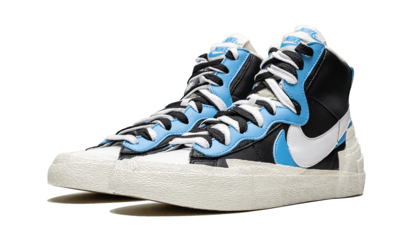Nike Blazer Mid sacai White Black Legend Blue (BV0072-001) | SneakerClassics