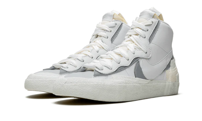 Nike Blazer Mid sacai White Grey (BV0072-100) | SneakerClassics