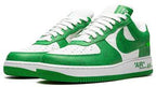 Louis Vuitton Nike Air Force 1 Low By Virgil Abloh White Green (1A9VAU) | SneakerClassics