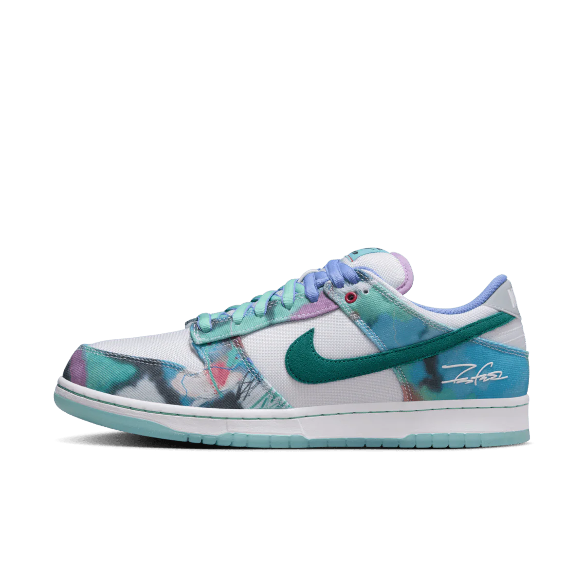 Nike SB Dunk Low Futura Laboratories Bleached Aqua (HF6061-400) | SneakerClassics
