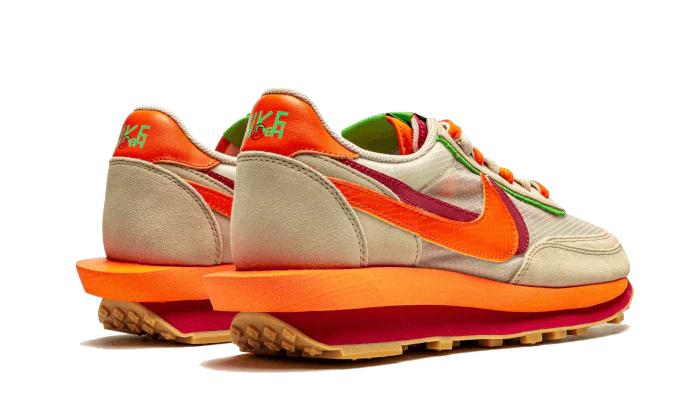 Nike LD Waffle sacai CLOT Kiss of Death Net Orange Blaze (DH1347-100) | SneakerClassics