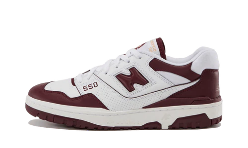 New Balance 550 White Burgundy