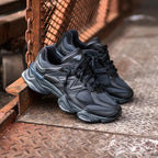 New Balance 9060 Triple Black Leather (U9060NRI) | SneakerClassics