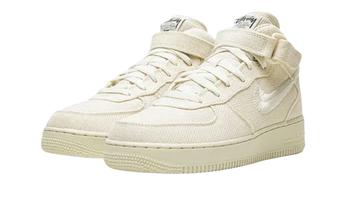 Nike Air Force 1 Mid Stussy Fossil (DJ7841-200) | SneakerClassics