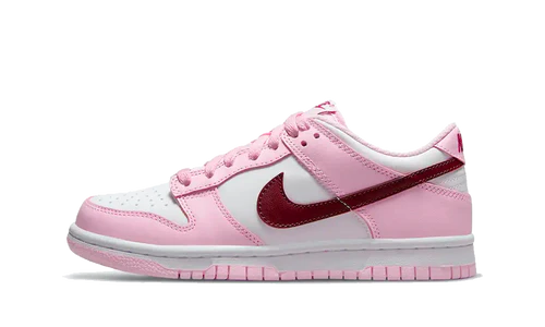 Nike Dunk Low Pink Foam Red White (GS) (CW1590-601) | SneakerClassics
