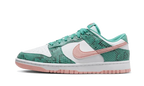 Nike Dunk Low Snakeskin Washed Teal Bleached Coral (DR8577-300) | SneakerClassics