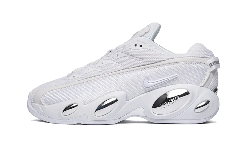 Nike NOCTA Glide Drake White Chrome (DM0879-100) | SneakerClassics