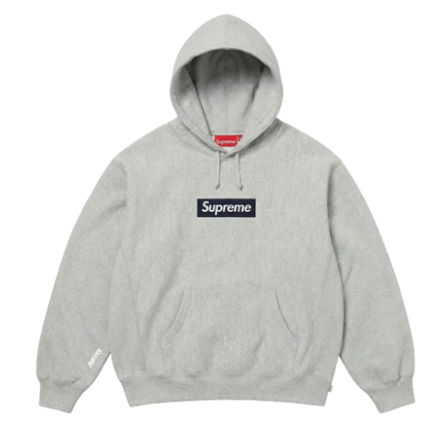Supreme Box Logo Hooded Sweatshirt (FW25) Heather Grey (SUPREME-BOX) | SneakerClassics
