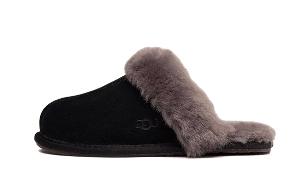 UGG Scuffette II Slipper Black Grey (Women's) (1106872-BCGR) | SneakerClassics
